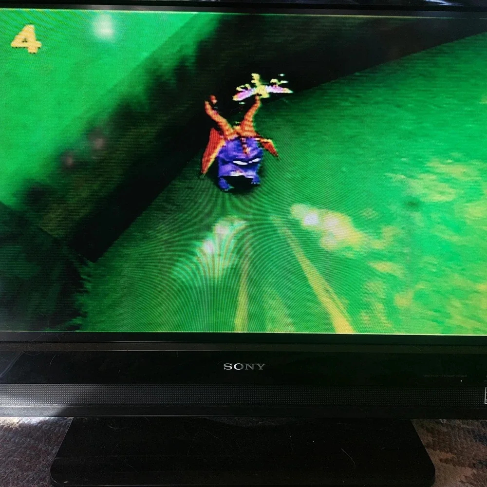 Sony Spyro Year of the Dragon PS1 OS Purple Good Tested SCUS-94467